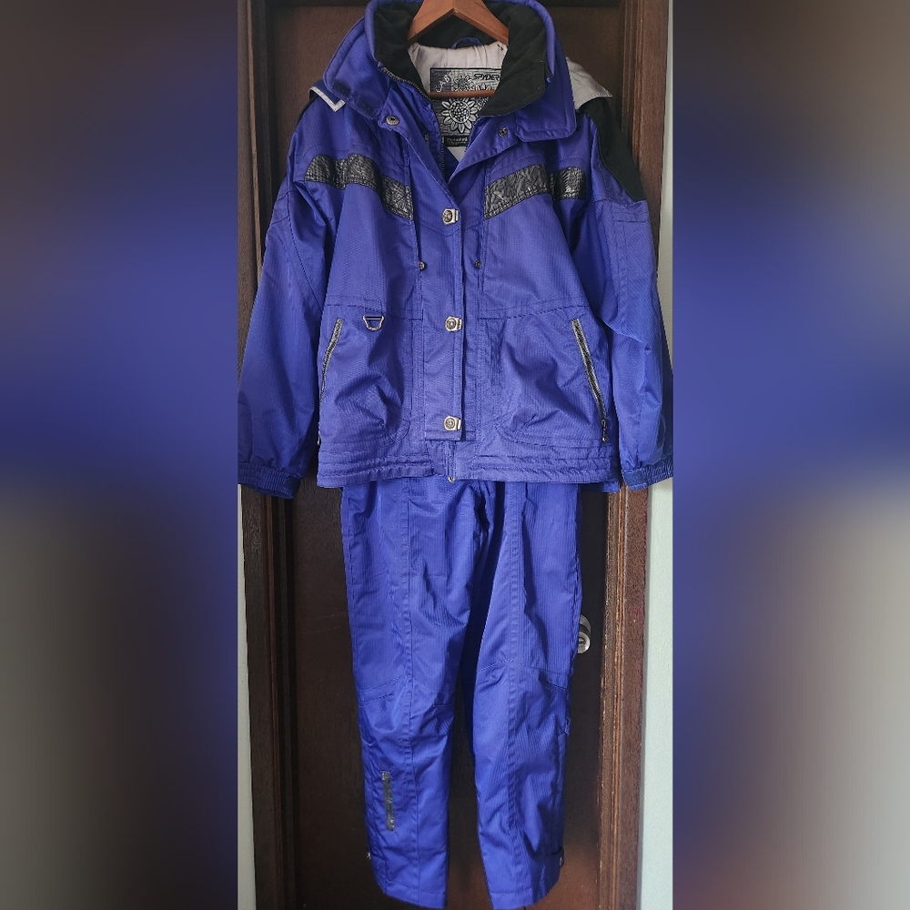 Spyder Purple Insulated Jacket with Zipper Accents